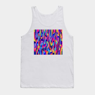 Coloring Box Abstract Print Tank Top